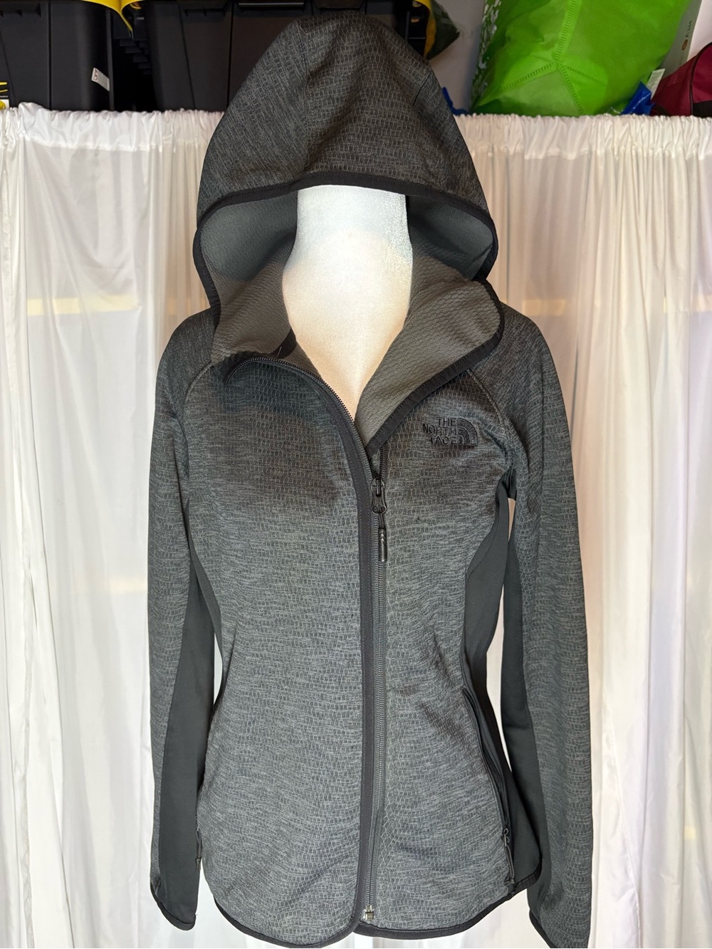 The North Face Women's Charcoal Gray Hooded Zip Jacket Size M